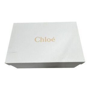 Chloé White Gold Shoe Storage Box 13x9x5 Authentic Replacement Gift Set Empty